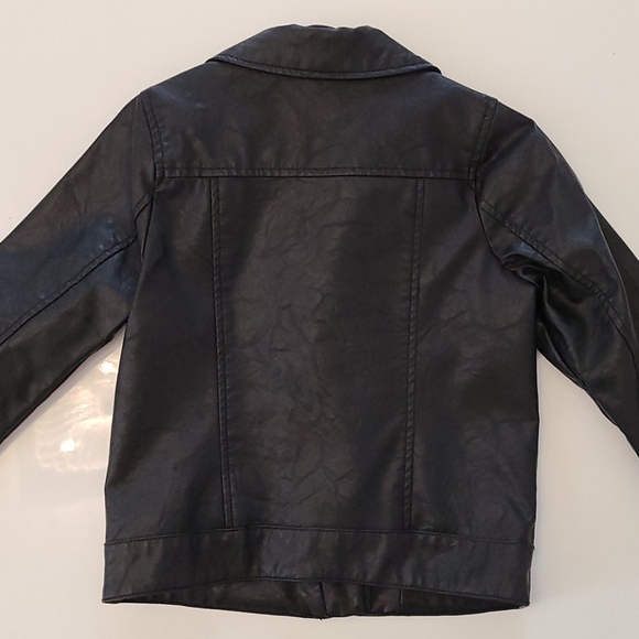 Kids vegan leather jacket - Picture 4 of 4